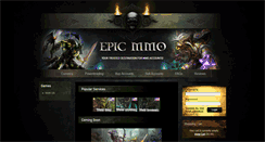 Desktop Screenshot of epicmmo.com